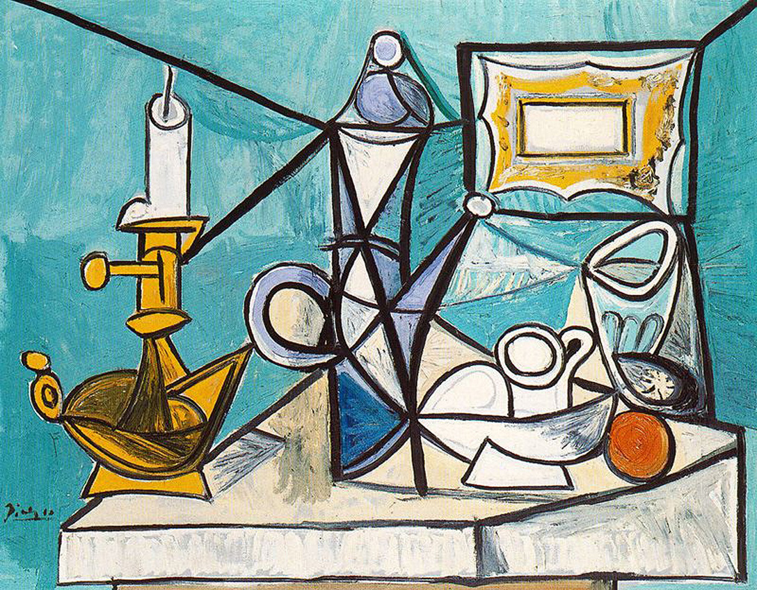 Picasso Still life with lamp 1944